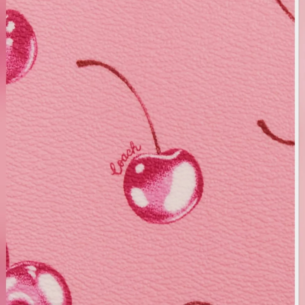 Coach Notebook With Cherry Print - Picture 9 of 10